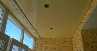 Натяжной потолок на балкон Искитим, цена 6334 руб.